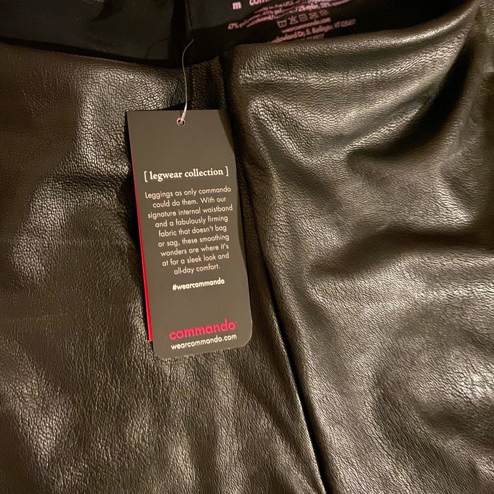 Commando Faux Leather Leggings NWT